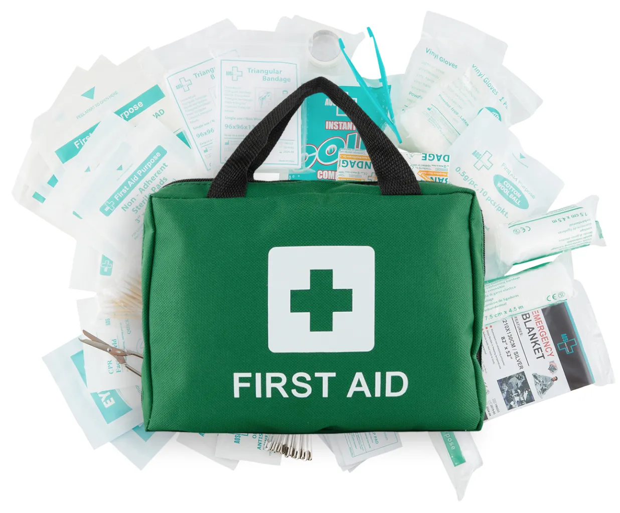 210 PCS | Emergency First Aid Kit | Medical Travel Set | Workplace | Family Safety AU