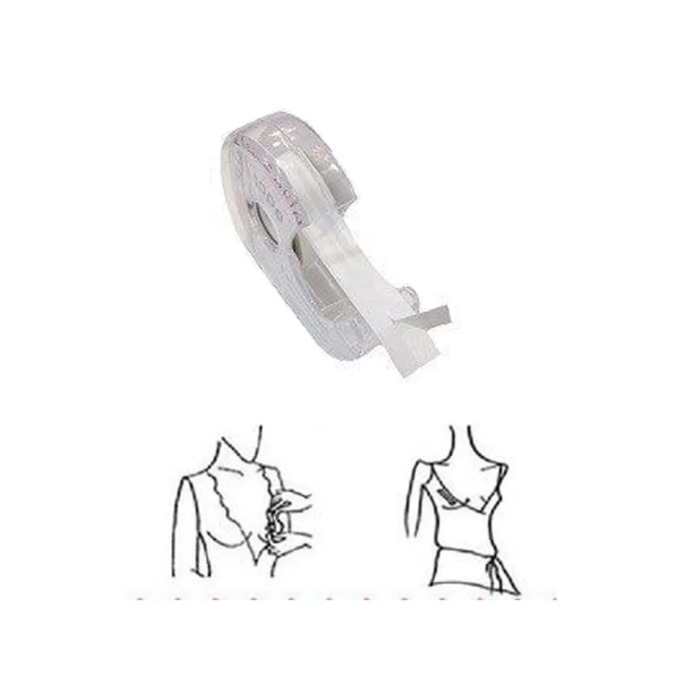 6 X Double Sided Tape Body Lingerie Fashion Clothing Clear Bra Strip Adhesive