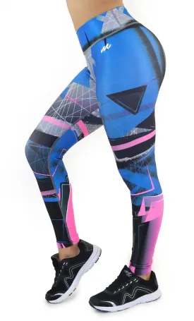 7117 Maripily Women Activewear Print Legging