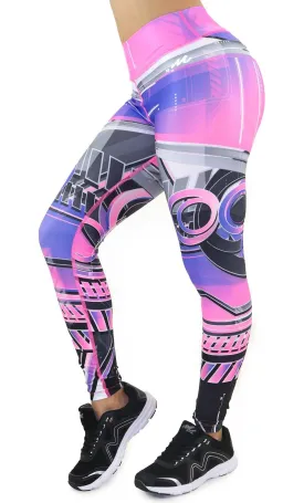 7118 Maripily Women Activewear Print Legging