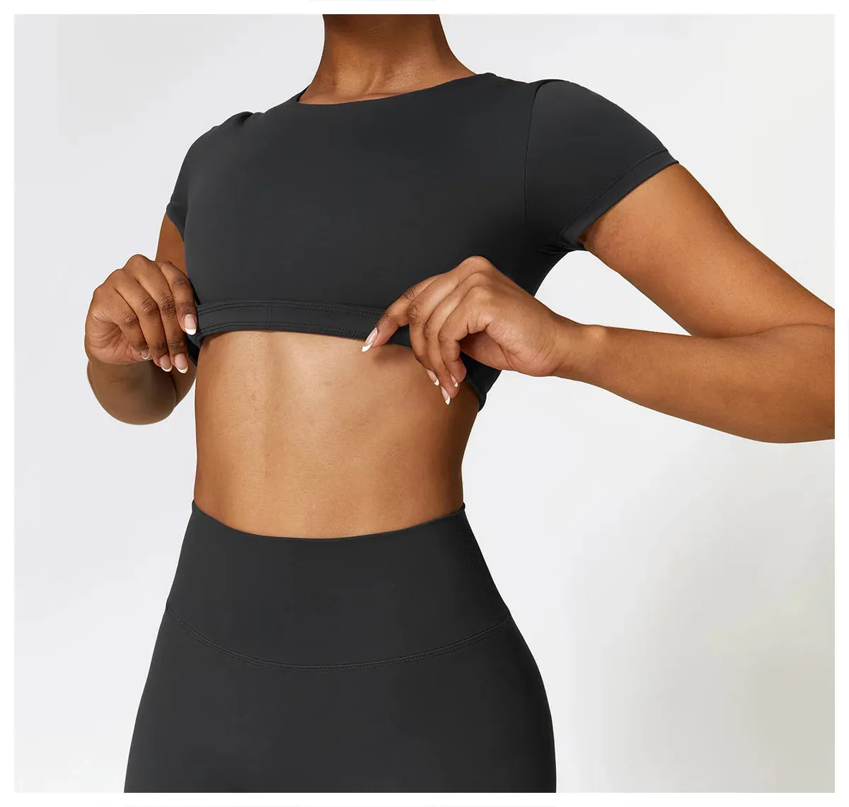 A&A Flexi Crop Top & Shorts Set