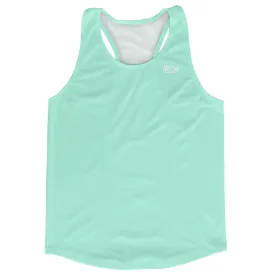Blank Blue Mint Running Racerback Singlet Track Tops Made In USA