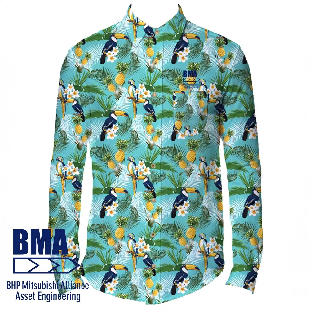 BMA BHP Mitsubishi Alliance - Toucan Party Long Sleeve Shirts