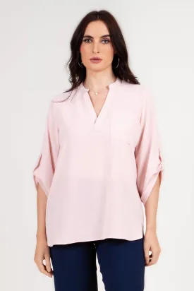 Hada Ethnic Women's 3/4 Sleeve Casual Kurta Top