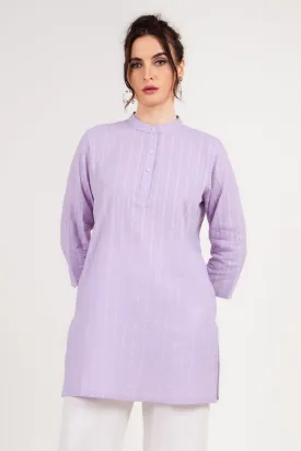 Hada Ethnic Women's 3/4 Sleeve Printed Casual Kurta Top