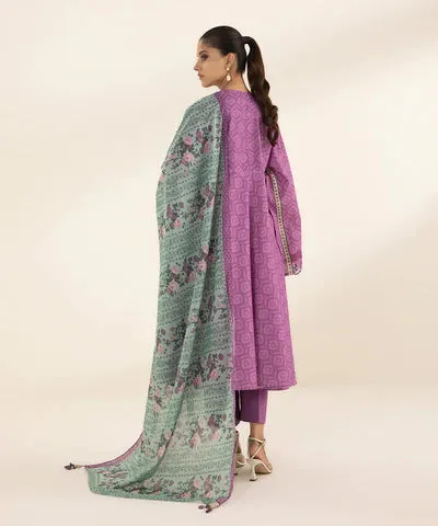 Lawn '24 - 2 Piece - Embroidered Lawn Suit 0U2Dedy24V13