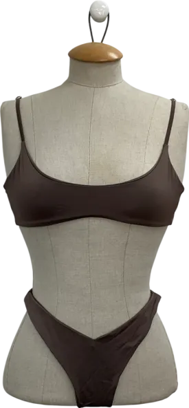 Nort beachwear Brown Lea Bikini UK S