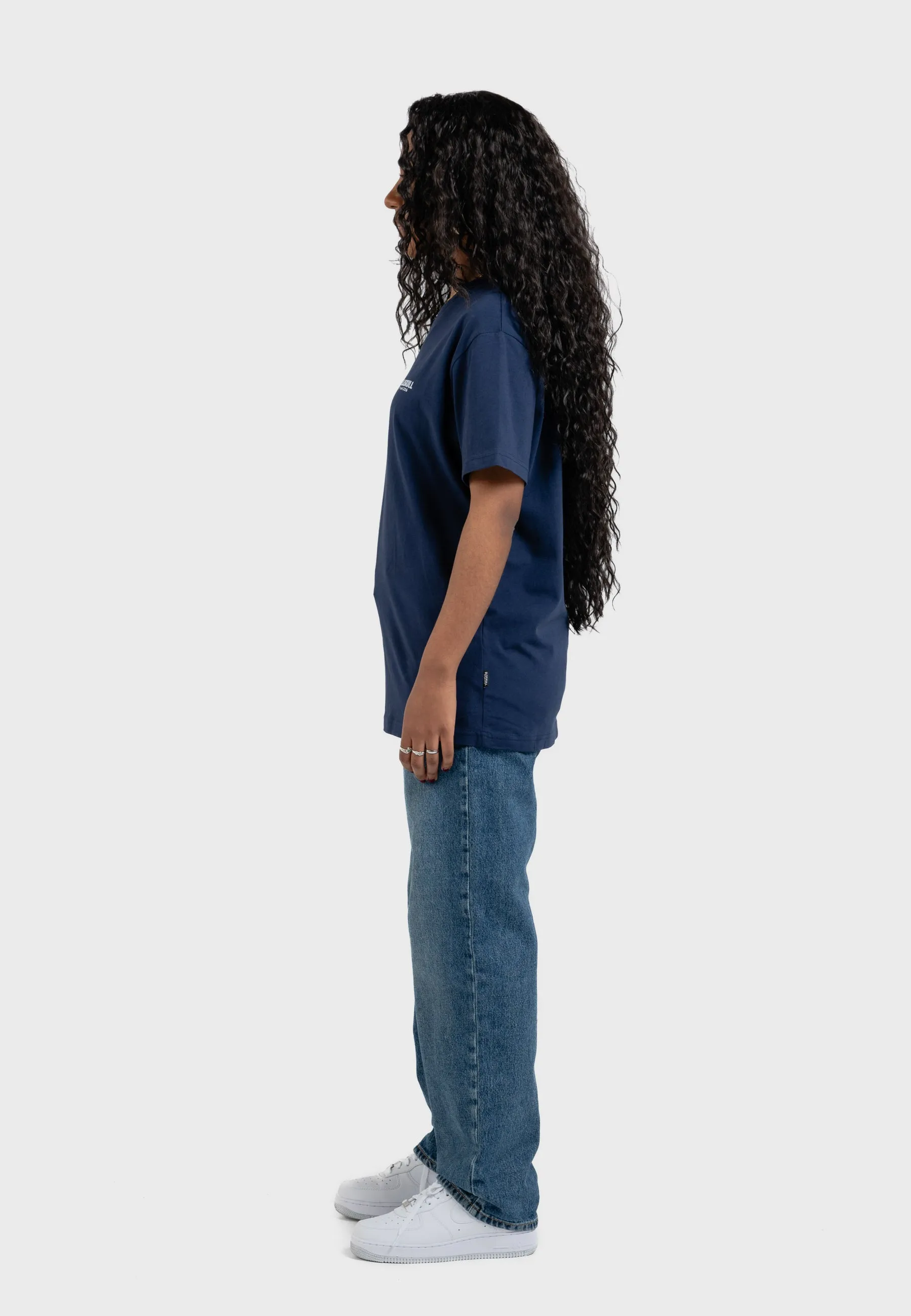 Oldskull Basic Logo T-Shirt Navy Blue