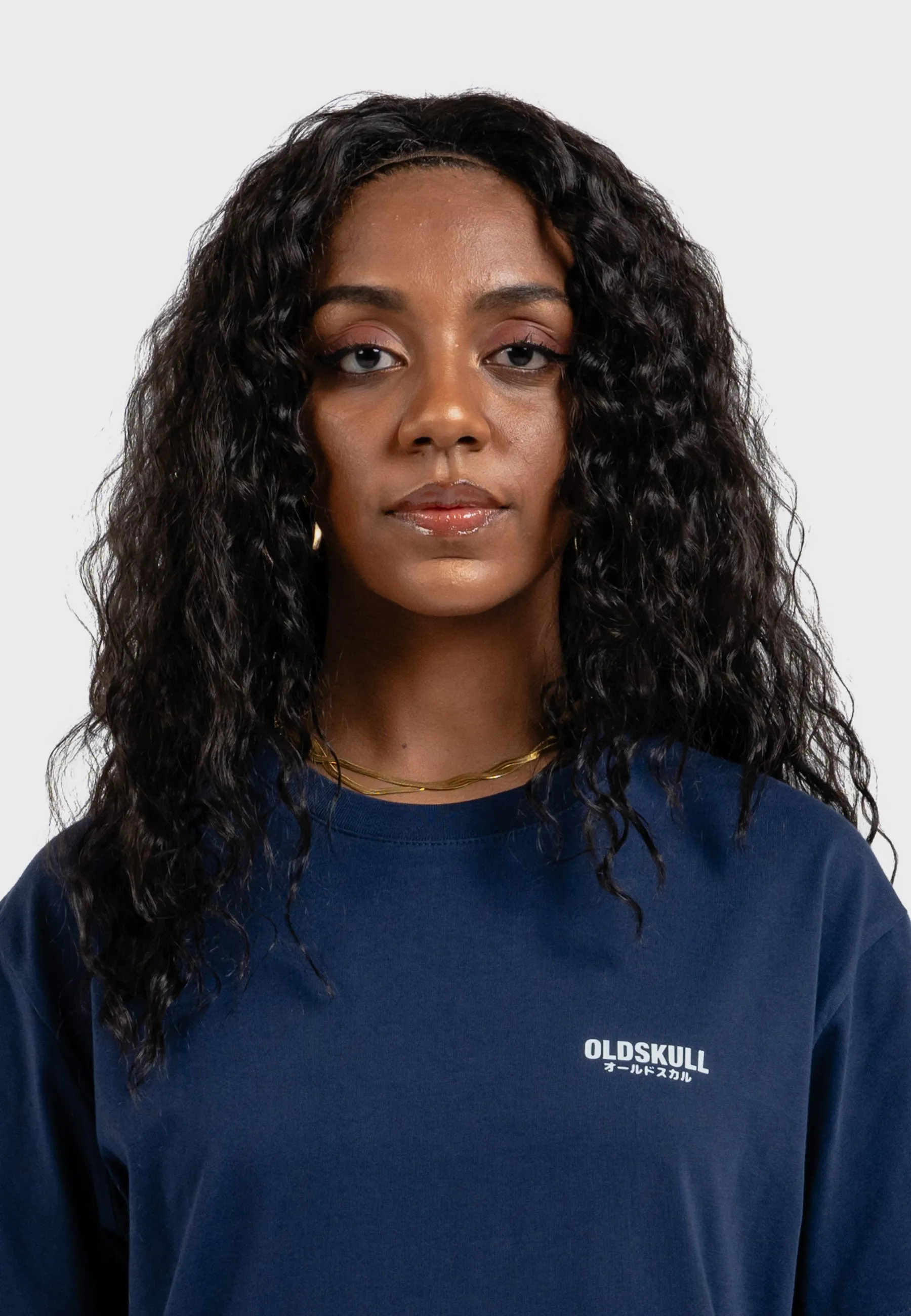 Oldskull Basic Logo T-Shirt Navy Blue