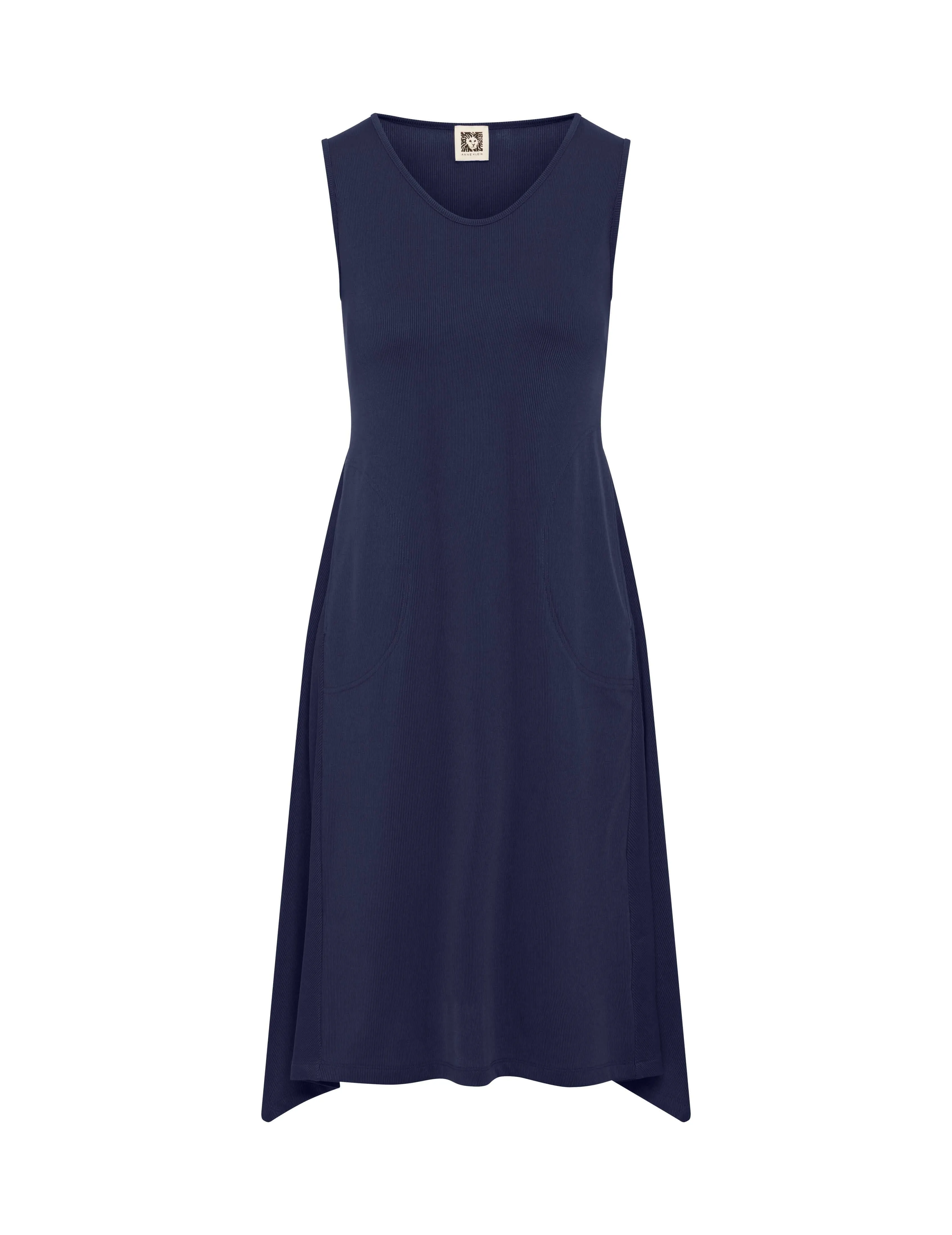 Rib Knit Twisted Waist Midi Dress- Sale