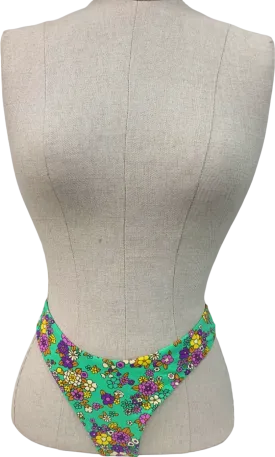 Urban Outfitters Green Floral Bikini Bottoms S
